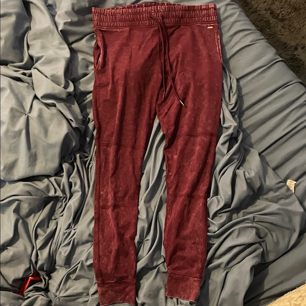 PINK Victoria's Secret Maroon Lounge Pants